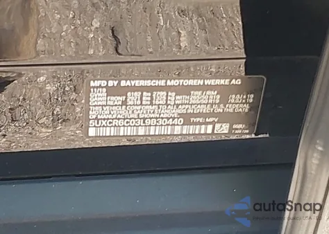 2020 BMW X5 xDrive40I from USA, damaged, VIN 5UXCR6C03L9B30440